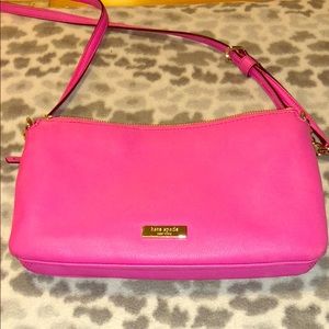Kate spade hot pink bow cross body purse
